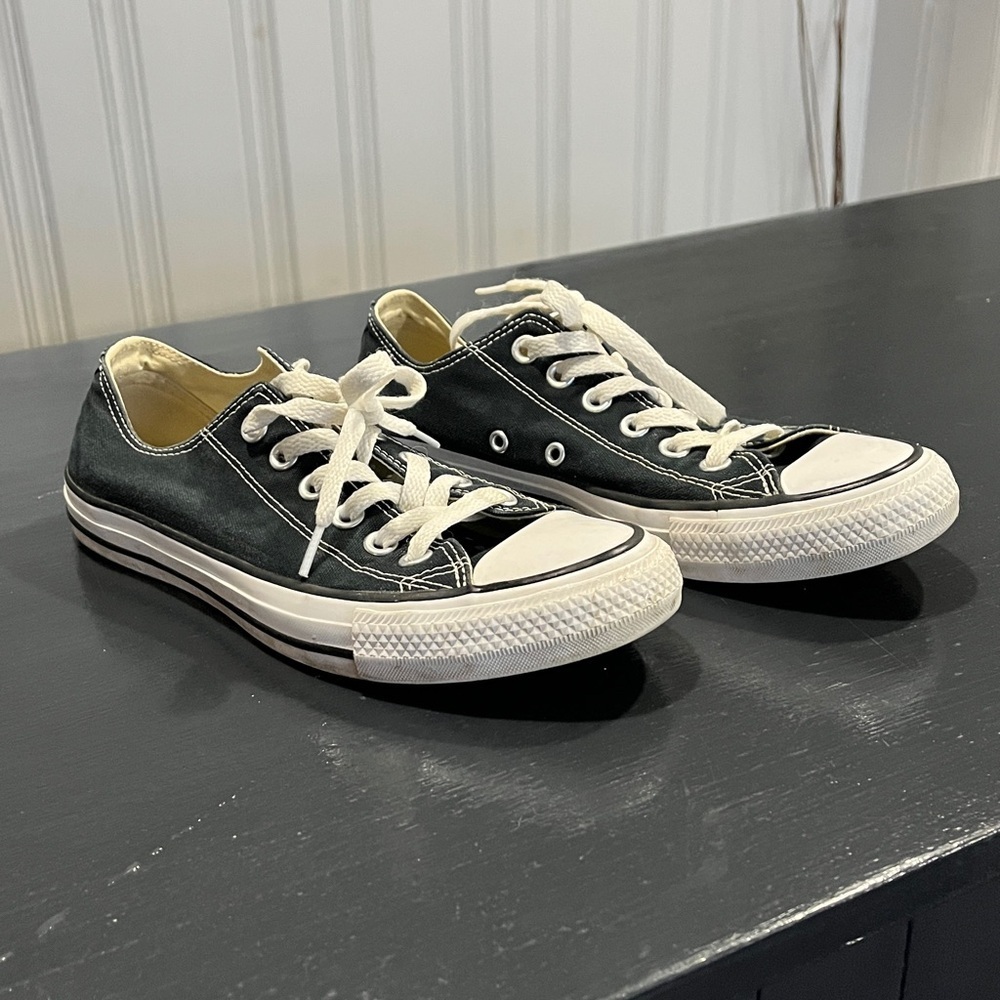 Converse Black and White All Star Sneakers
